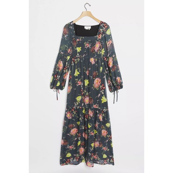 NWT Anthropologie Evelin Maxi Dress XS - Picture 2 of 8